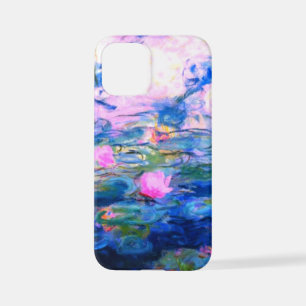 Funda Para iPhone 12 Mini Monet Pink Water Lilies