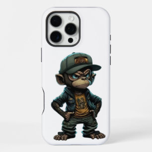 Funda Para iPhone 16 Pro Max Mono de Estilo Callejero Actitud Urbana