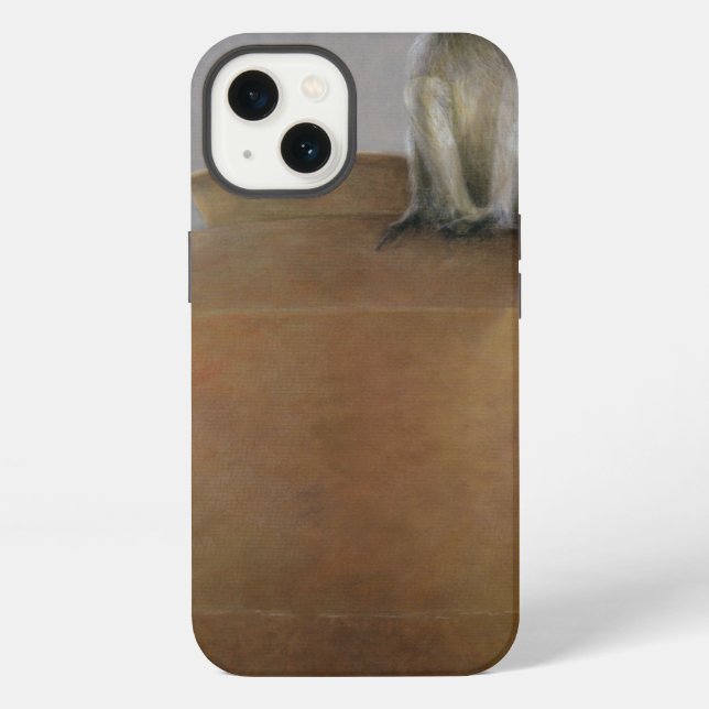 Funda Para iPhone Mono del templo (Reverso )