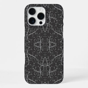 Funda Para iPhone 16 Pro Max Mono patrón de árbol blanco negro lindo