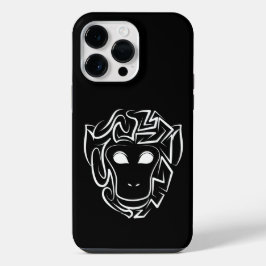 Funda Para iPhone 14 Pro Max Mono tribal blanco y negro