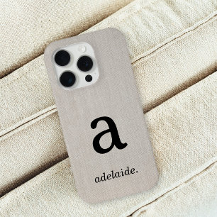 Monograma Aspecto inicial de nombre minimalista