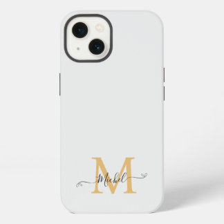 Monograma blanco | Elegante Minimalista