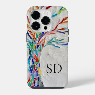 Funda Para iPhone 14 Pro Monograma Botánico