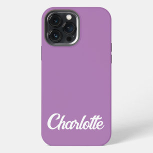 Funda Para iPhone 13 Pro Max Monograma Clásico Personalizado Elegante para iPho