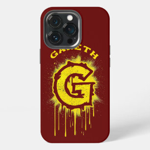Funda Para iPhone 13 Pro Monograma de grafiti urbano letra "G"