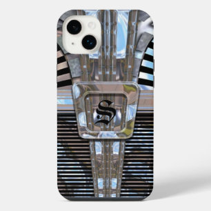 Funda Para iPhone 14 Plus Monograma de indulgencia Art Deco