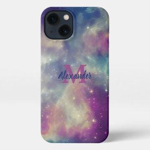 Monograma de la Vía Láctea de la nebulosa Verde az