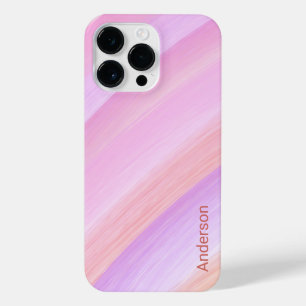 Funda Para iPhone 14 Pro Max Monograma de línea retro elegante moderna