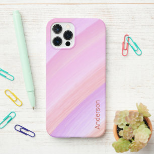 Funda Para iPhone 12 Pro Monograma de línea retro elegante moderna