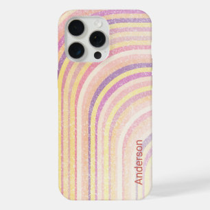 Monograma de línea retro elegante moderna