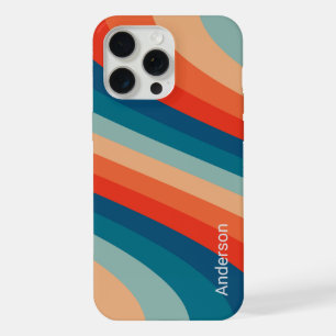 Monograma de línea retro elegante moderna