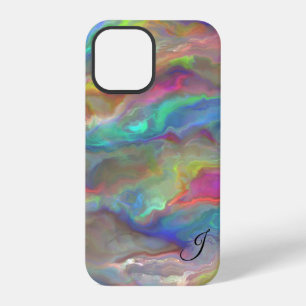 Funda Para iPhone 12 Pro Monograma de Ópalo