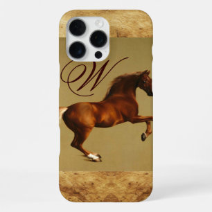 Funda Para iPhone 16 Pro Max Monograma de pergamino RED HORSE