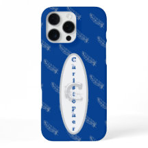 Monograma de plantilla moderna con patrones de plu