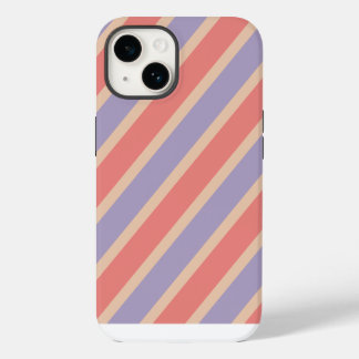 Funda Para iPhone 14 Monograma del Pastel Amarillo Rojo personalizado