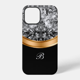Funda Para iPhone 12 Pro Monograma elegante de Bing Crystal Bing