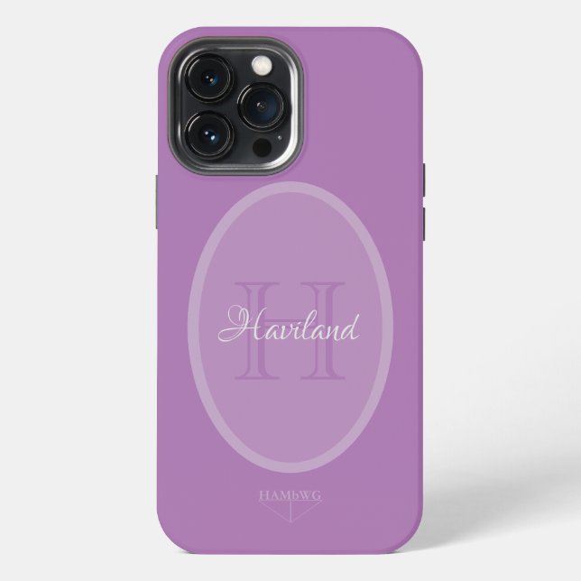 Funda Para iPhone Monograma HAMbWG (Reverso )