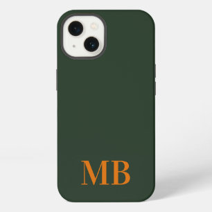 Monograma Inicial Moderno Minimalista Verde