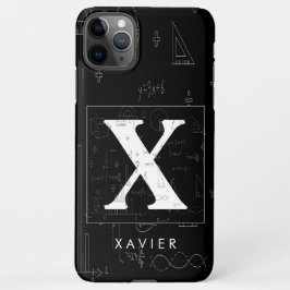 Funda Para iPhone 11Pro Max Monograma matemático - Funda Xavier iPhone 11Pro M