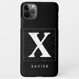 Funda Para iPhone 11Pro Max Monograma matemático - Xavier