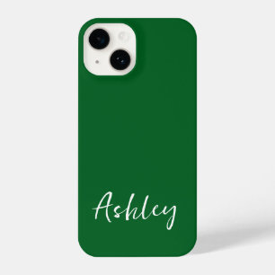 Funda Para iPhone 14 Monograma Mínimo Moderno Sencillo Personalizado y 