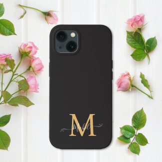 Monograma negro | Elegante Minimalista