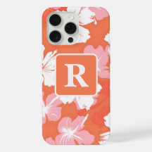 Monograma personalizado de Hibiscus tropical