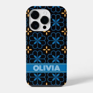 Funda Para iPhone 14 Pro Monograma personalizado Maletín de teléfono medite