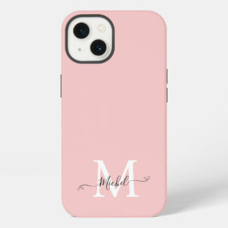 Monograma rosa | Elegante Minimalista