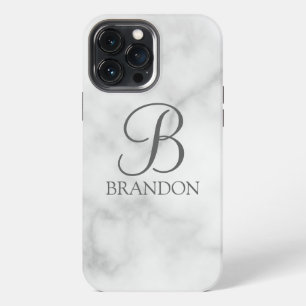 Funda Para iPhone 13 Pro Max Monograma y nombre personalizados en escritura a m