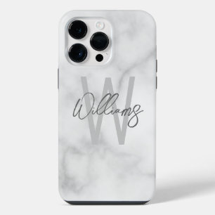 Funda Para iPhone 14 Pro Max Monograma y nombre personalizados en escritura de 