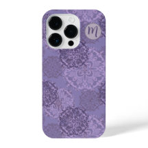 Monogramado Boho Purple Mandalas