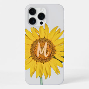 Funda Para iPhone 16 Pro Max Monogramado de girasol