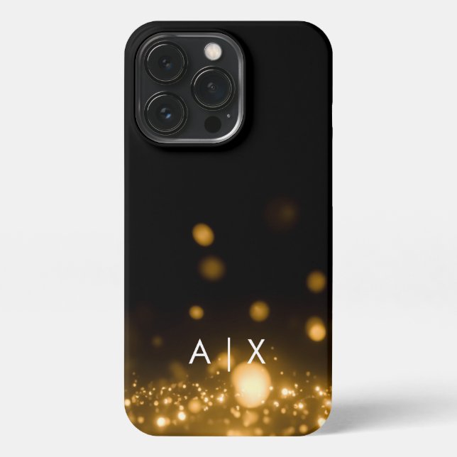 Funda Para iPhone Monogramado de nombre simple de pareja (Reverso)