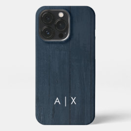 Funda Para iPhone 13 Pro Monogramado de nombre simple de pareja