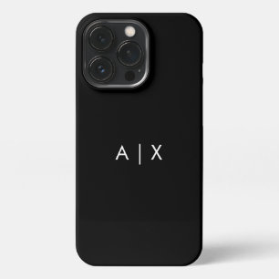 Funda Para iPhone 13 Pro Monogramado de nombre simple de pareja