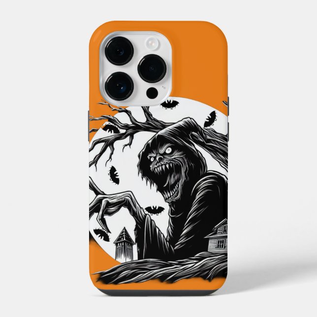 Funda Para iPhone Monstruo de árbol (Reverso )