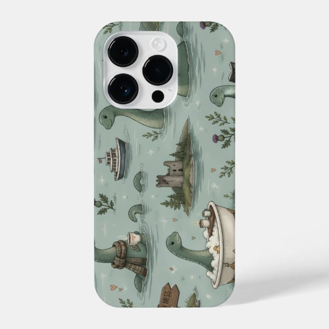 Funda Para iPhone Monstruo del lago Ness (Reverso )