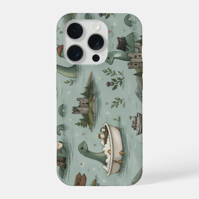 Funda Para iPhone Monstruo del Lago Ness (Reverso )
