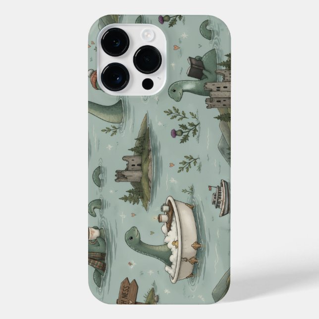 Funda Para iPhone Monstruo del lago Ness  (Reverso)