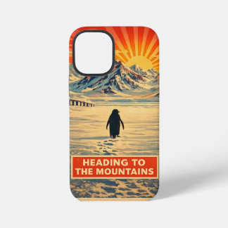 Funda Para iPhone 12 Mini montaña de pingüinos