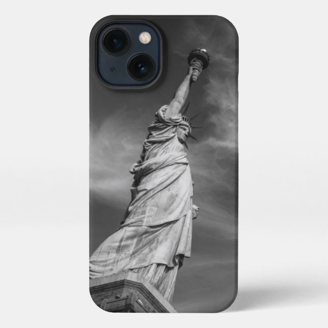 Funda Para iPhone Monumentos | Estatua de Liberty Manhattan NYC (Reverso )