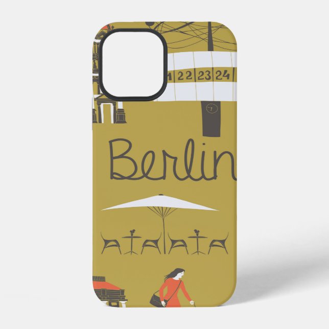 Funda Para iPhone Monumentos y monumentos de Berlín (Reverso )
