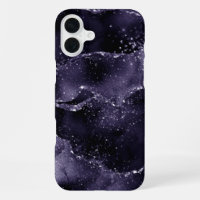 Moody Agate | Glam Púrpura Indigo Profundo Mediano