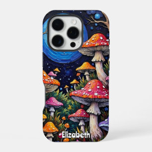 Funda Para iPhone 16 Pro Moonlit Mushroom Grove
