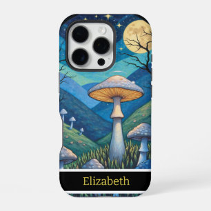 Funda Para iPhone 16 Pro Moonlit Valley Mushroom