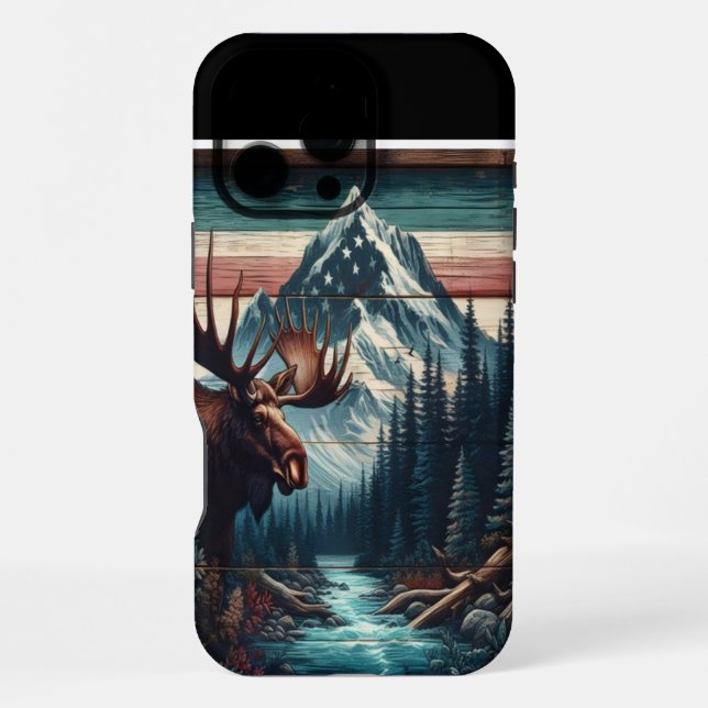 Funda Para iPhone Moose Mountain  (Reverso )