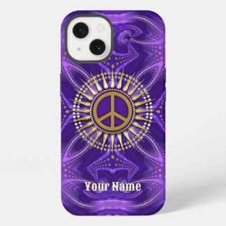 Morado Mandala Gold Sunshine PeaceSymbol