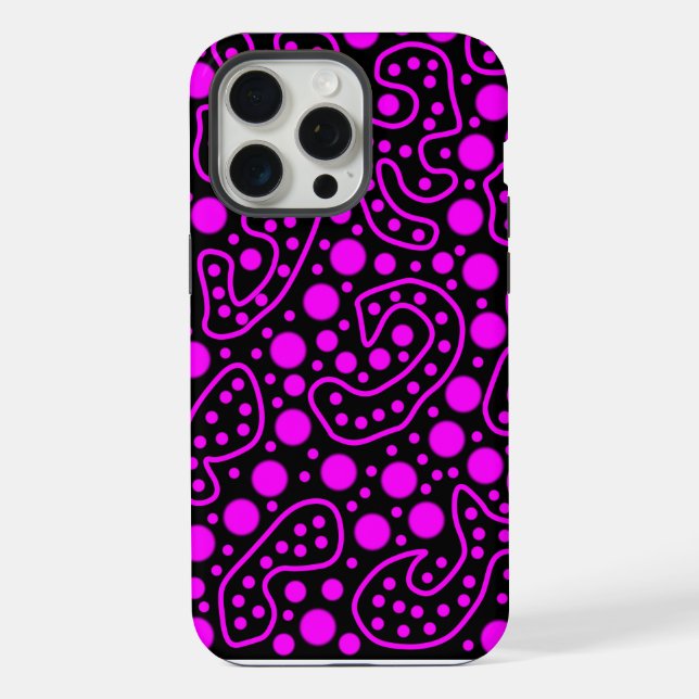 Funda Para iPhone Morado y Negro (Reverso )